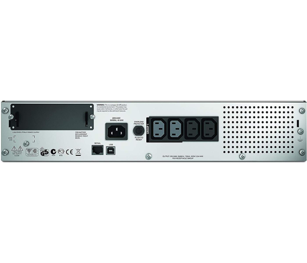 APC SMT750RMI2UNC SMART 750VA/500W R2U + AP9631 - 545980 - zdjęcie 3